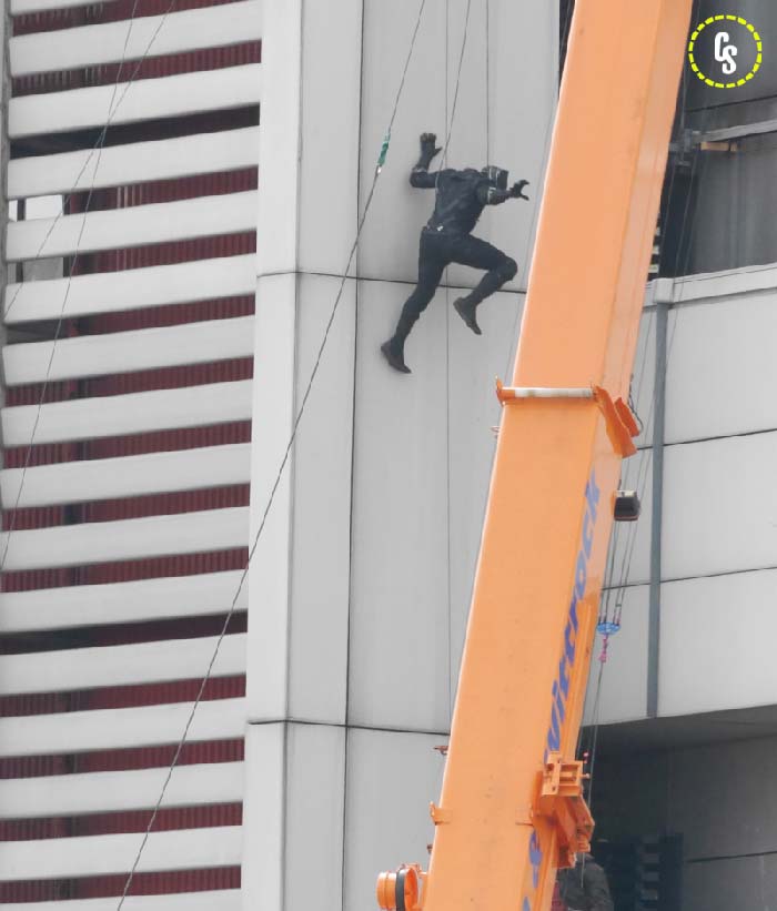 black panther en el rodaje de capitán américa: civil war