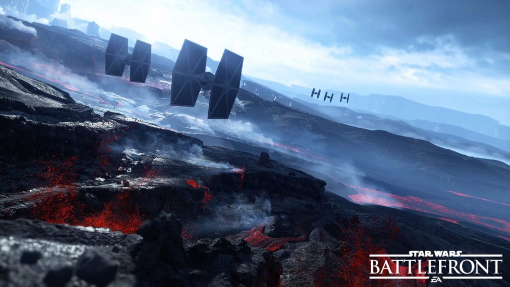 nuevo vídeo de 'star wars battlefront' y su modo 'fighter squadron mode'