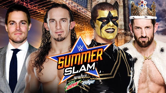 stephen amell (arrow) luchará en summerslam