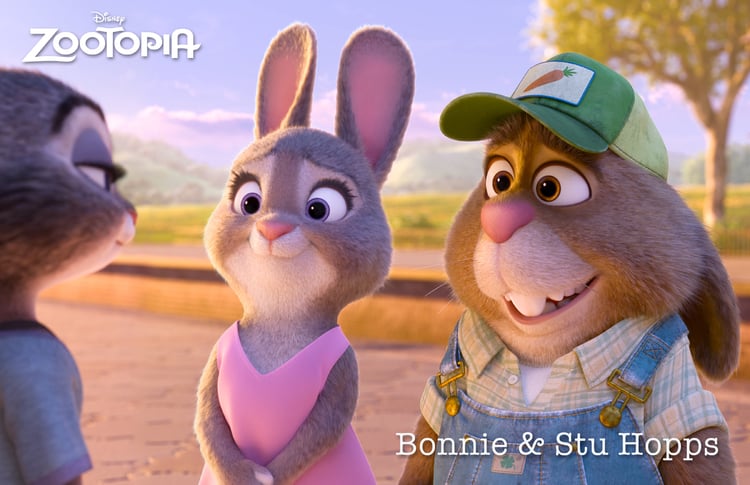 zootopia bonnie y stu hopps