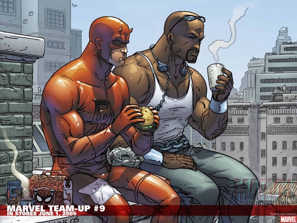 daredevil junto a luke cage
