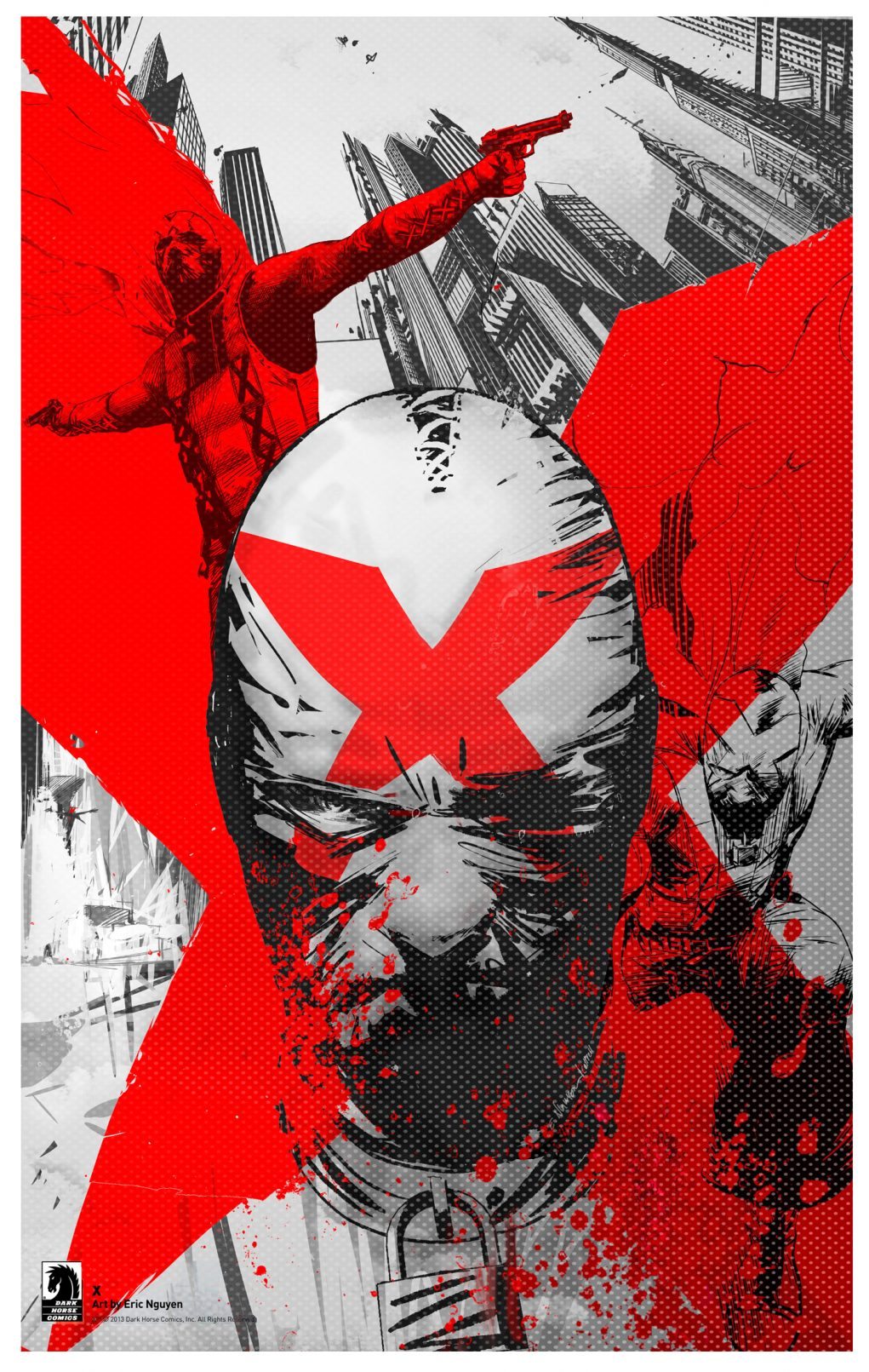 'x volumen 2: los perros de la guerra', una marca es un aviso, dos es una sentencia