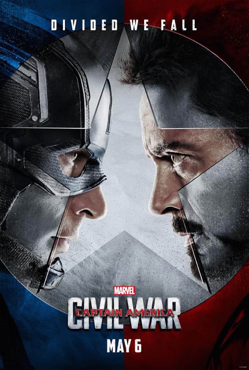 póster de capitán américa: civil war
