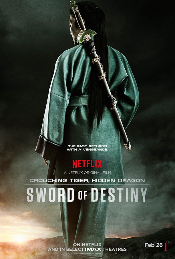 póster de crouching tiger, hidden dragon: sword of destiny