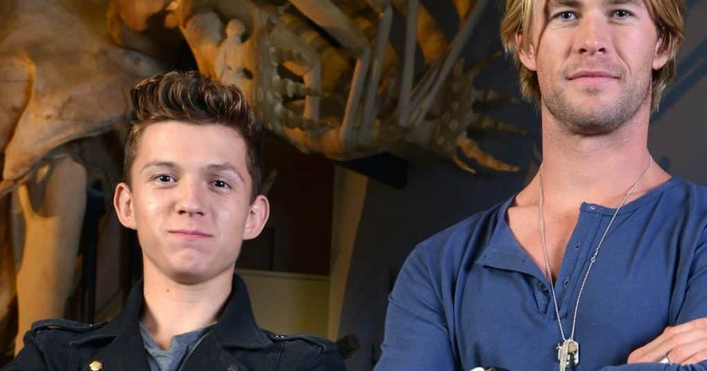 tom holland chris hemsworth