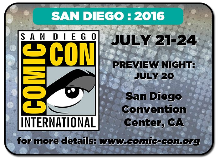 revelados los primeros invitados a la comic-con de 2016