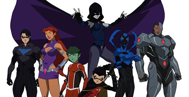 justice league teen titans de dc