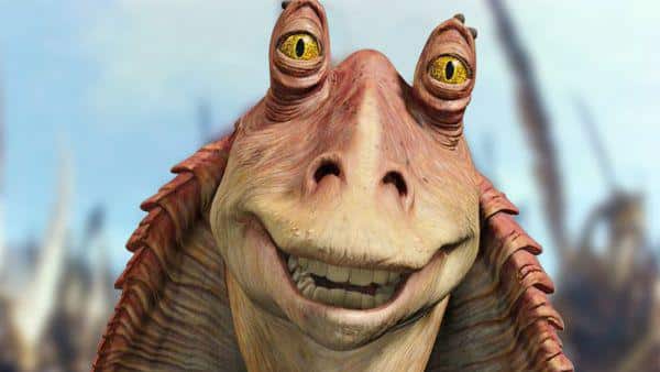 jar jar binks, el hombre más odiado de la saga star wars.