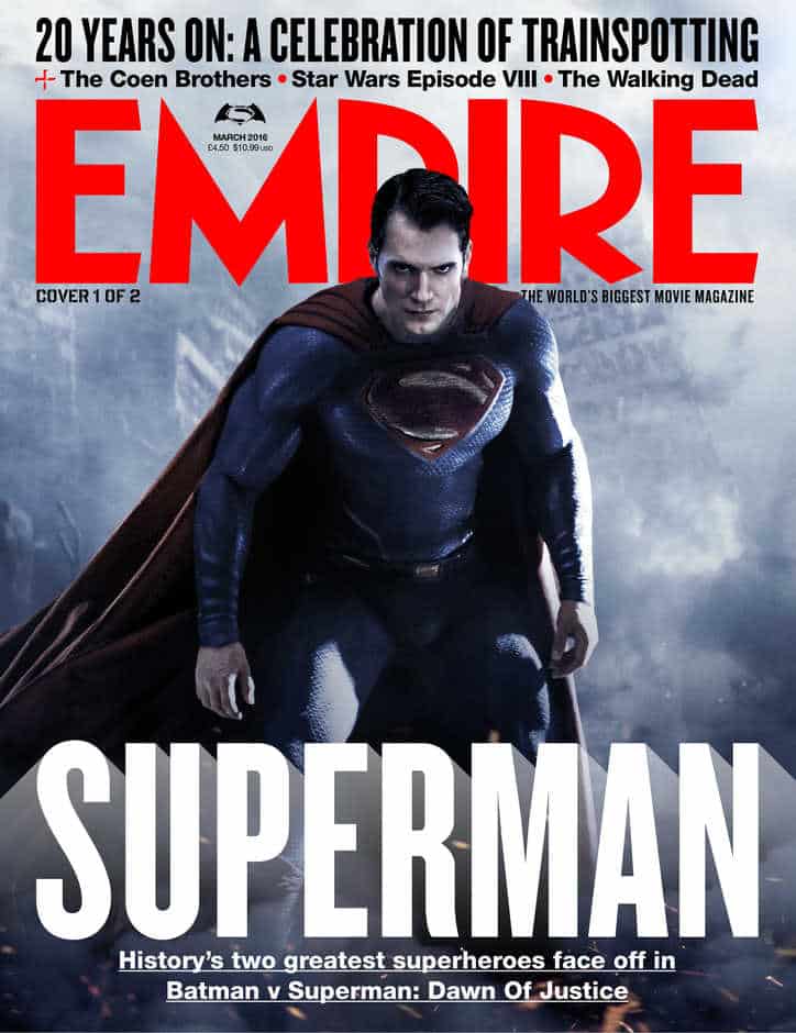 superman - batman v superman - portada empire