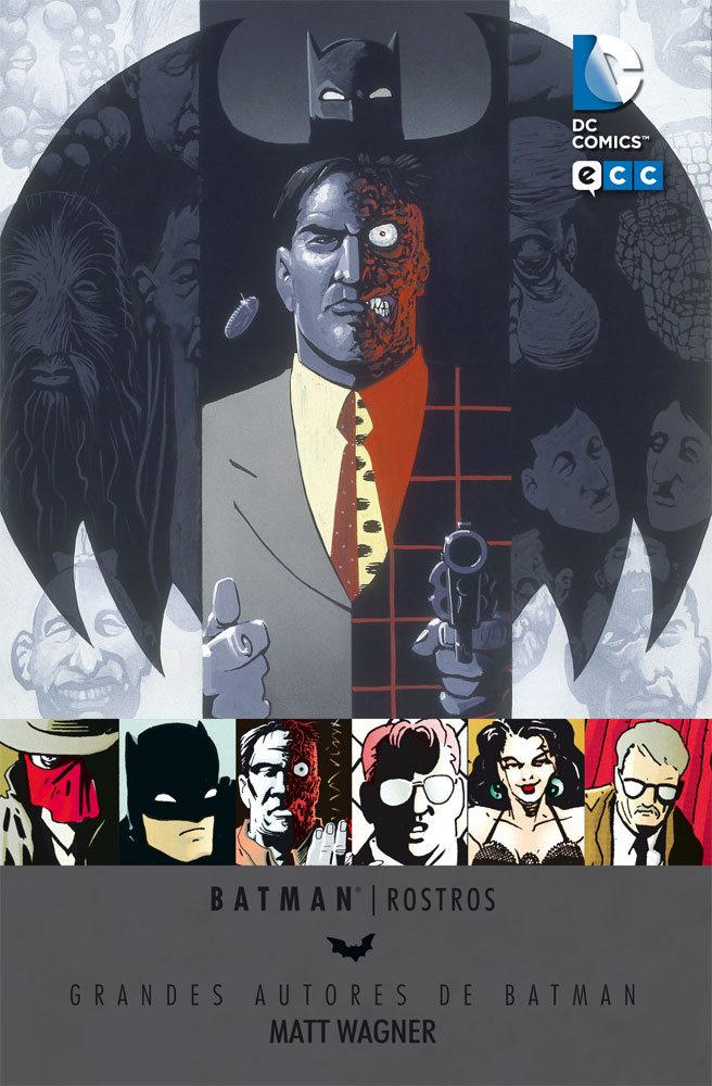 portada grandes autores de batman matt wagner rostros
