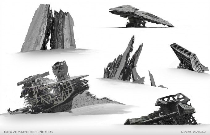 star wars the force awakens concept art ilm