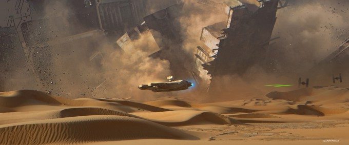 star wars the force awakens concept art ilm