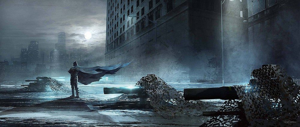 concept art con batman vigilante