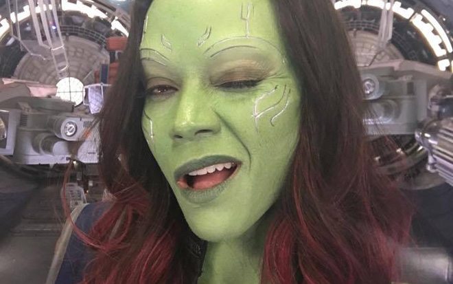 zoe saldana como gamora