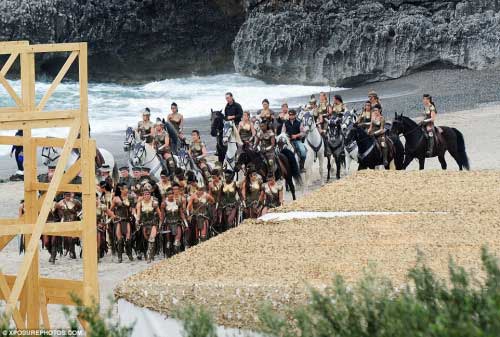 rodaje de wonder woman