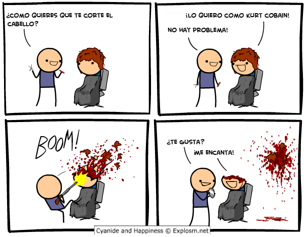 cyanide and happiness. golpes de risa