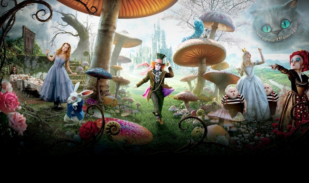 póster alicia en el pais de las maravillas