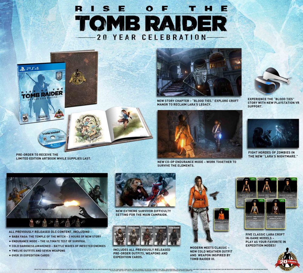 rise of the tomb raider 20 year celebration
