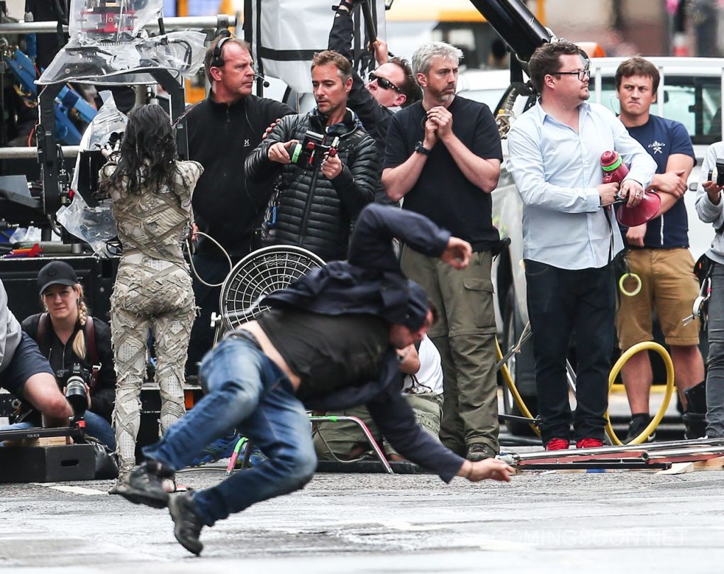 filming of 'the mummy' in london, england