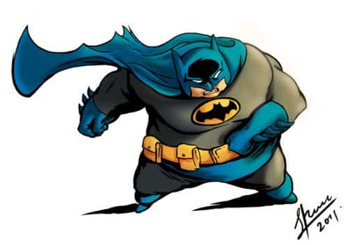 "terapia con mr. quinn": batman está gordo