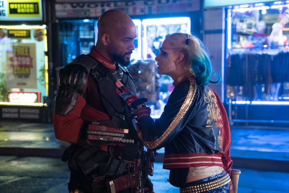 will smith y margot robbie en escuadrón suicida