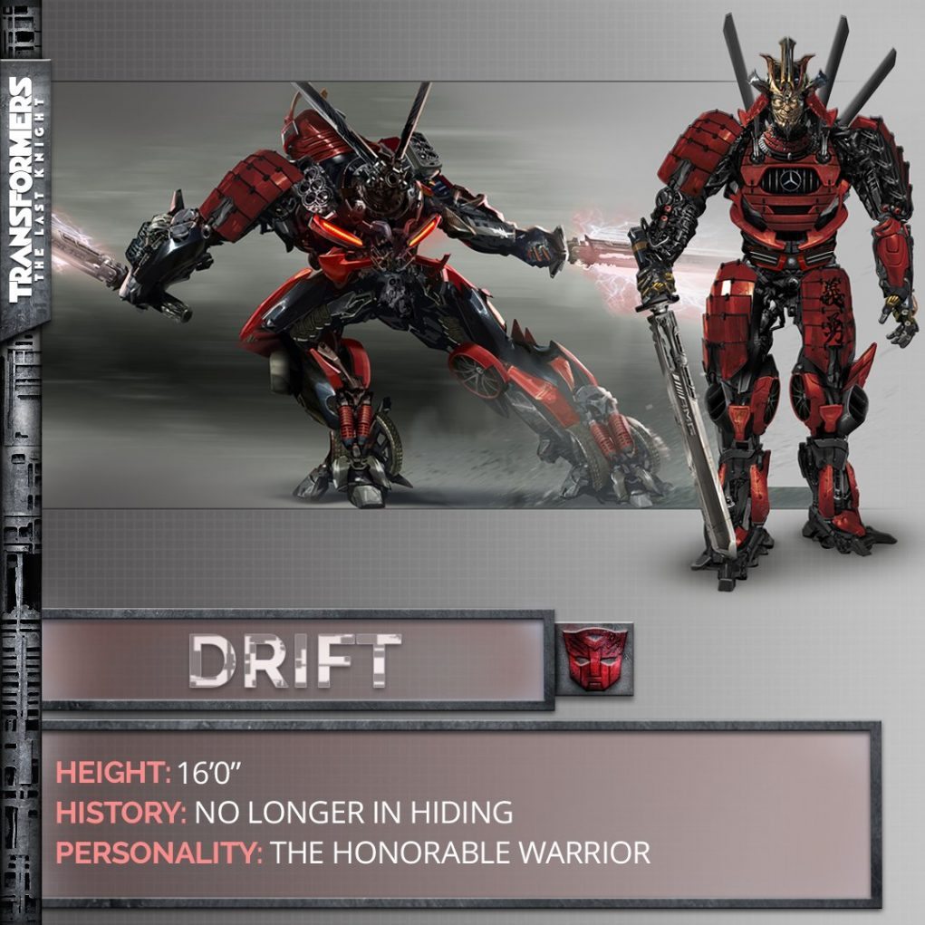 transformers the last knight drift