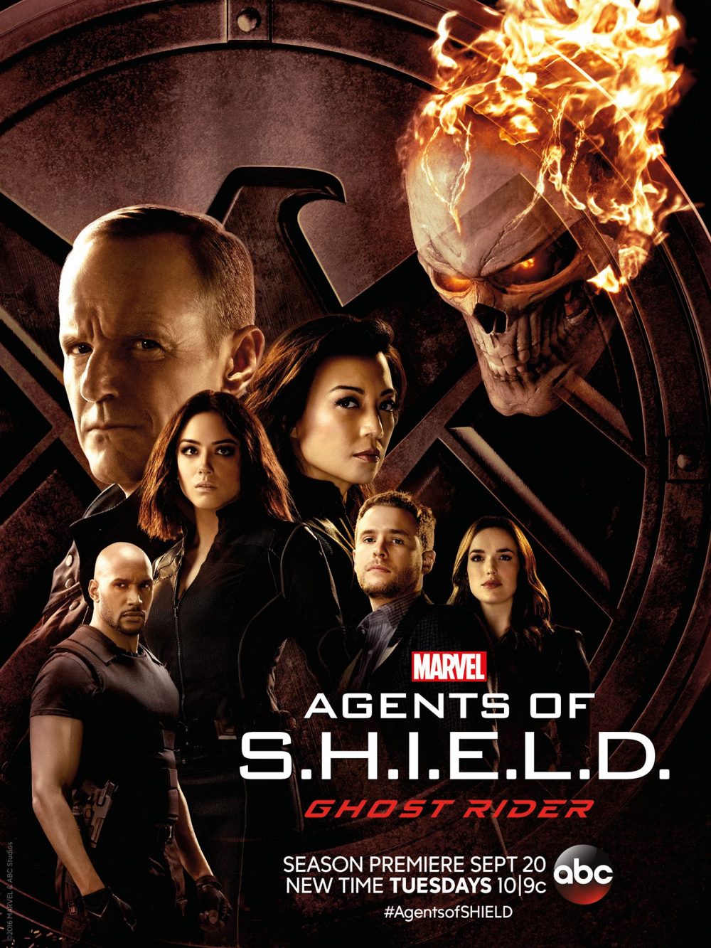poster cuarta temporada de marvel agentes de shield