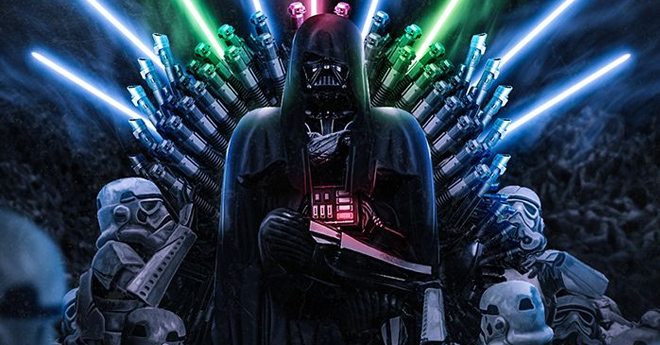 así sería el crossover entre star wars y 'juego de tronos'