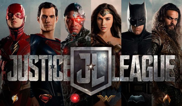 la liga de la justicia aquaman, flash, wonder woman, batman, superman y cyborg