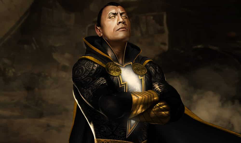 dwayne johnson como black adam en shazam (dc extended universe)
