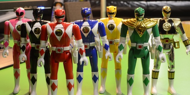 figuras de power rangers