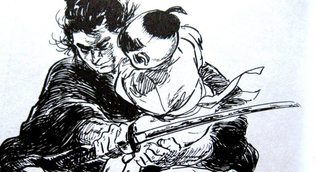 lobo solitario y su cachorro