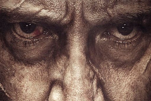 'logan' póster llorando de lobezno