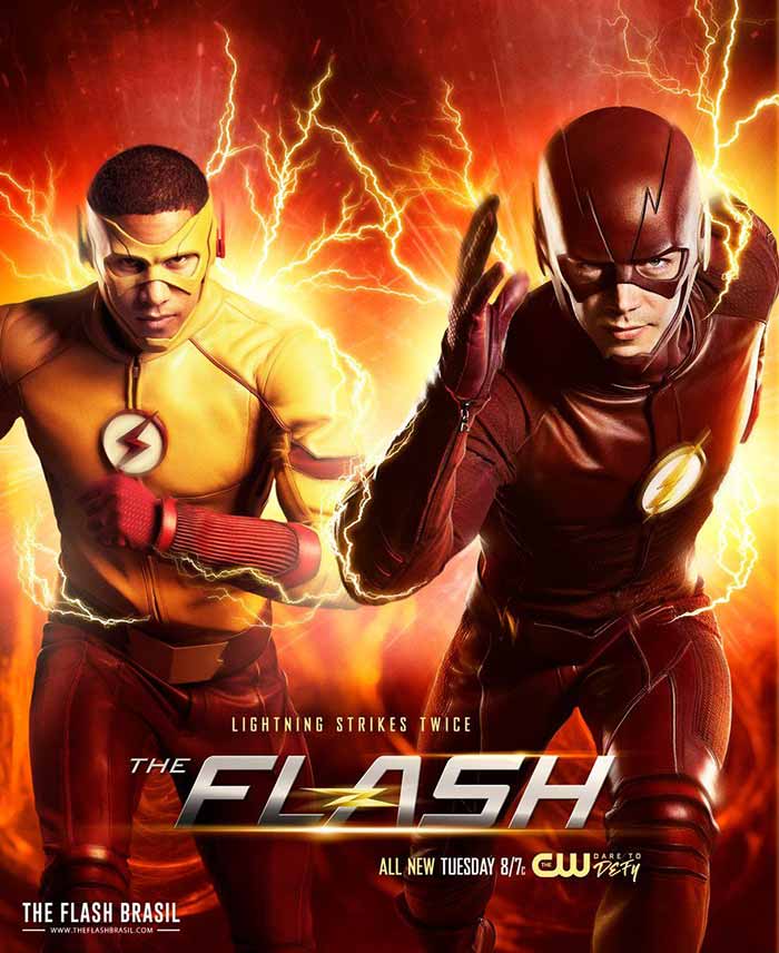 póster de the flash serie de cw