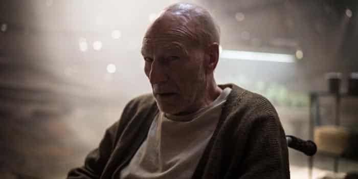 charles xavier en 'logan' con pelo