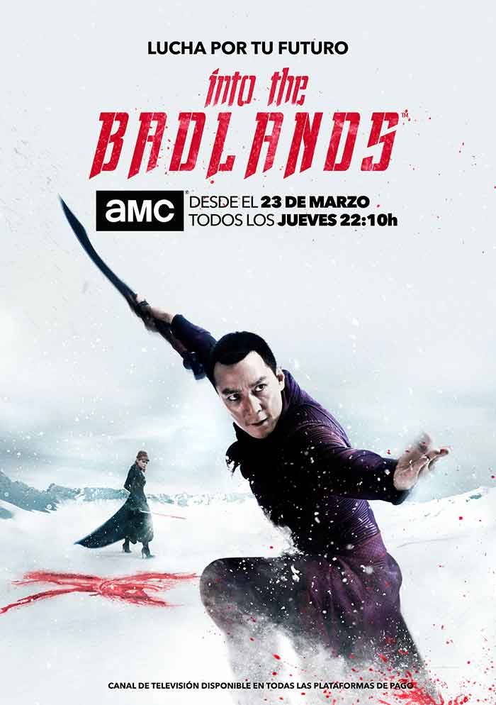 póster en vertical de la segunda temporada de 'into the badlands'