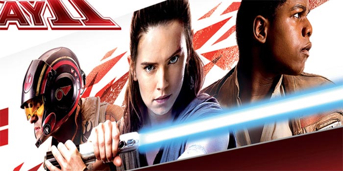 primera imagen de rey, finn y poe en 'star wars: the last jedi'