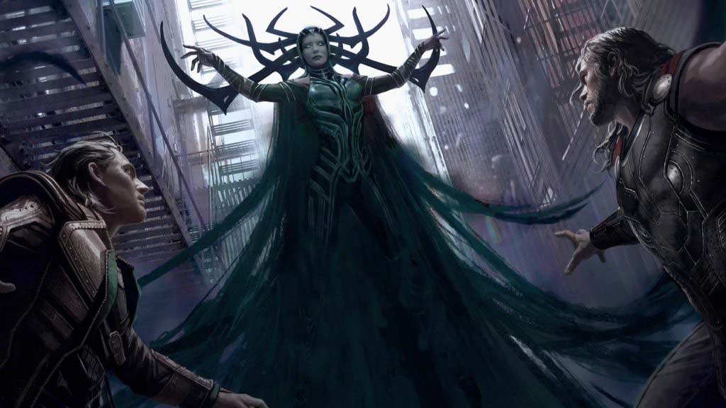 cate blanchett como hela en 'thor: ragnarok'