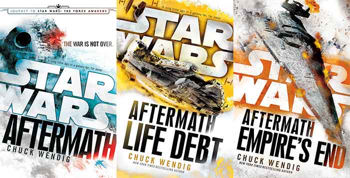 trilogía de novelas star wars: aftermath