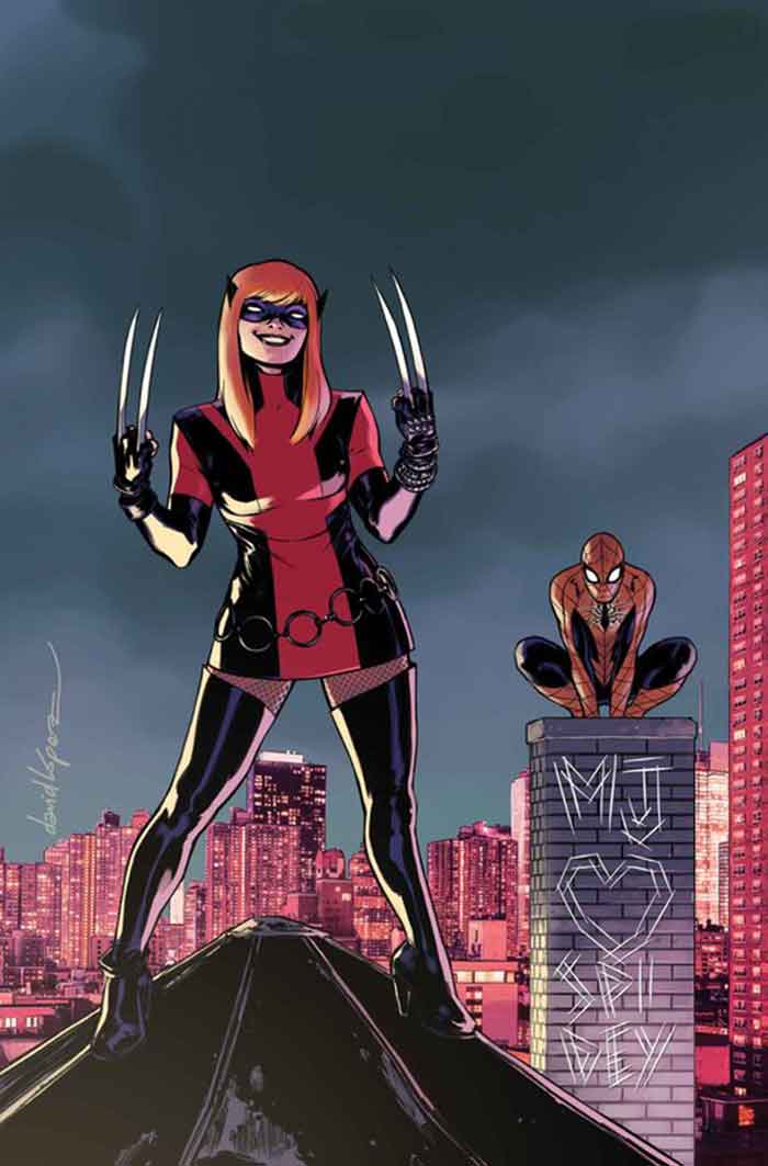 mary jane watson se convierte en todos los superhéroes de marvel