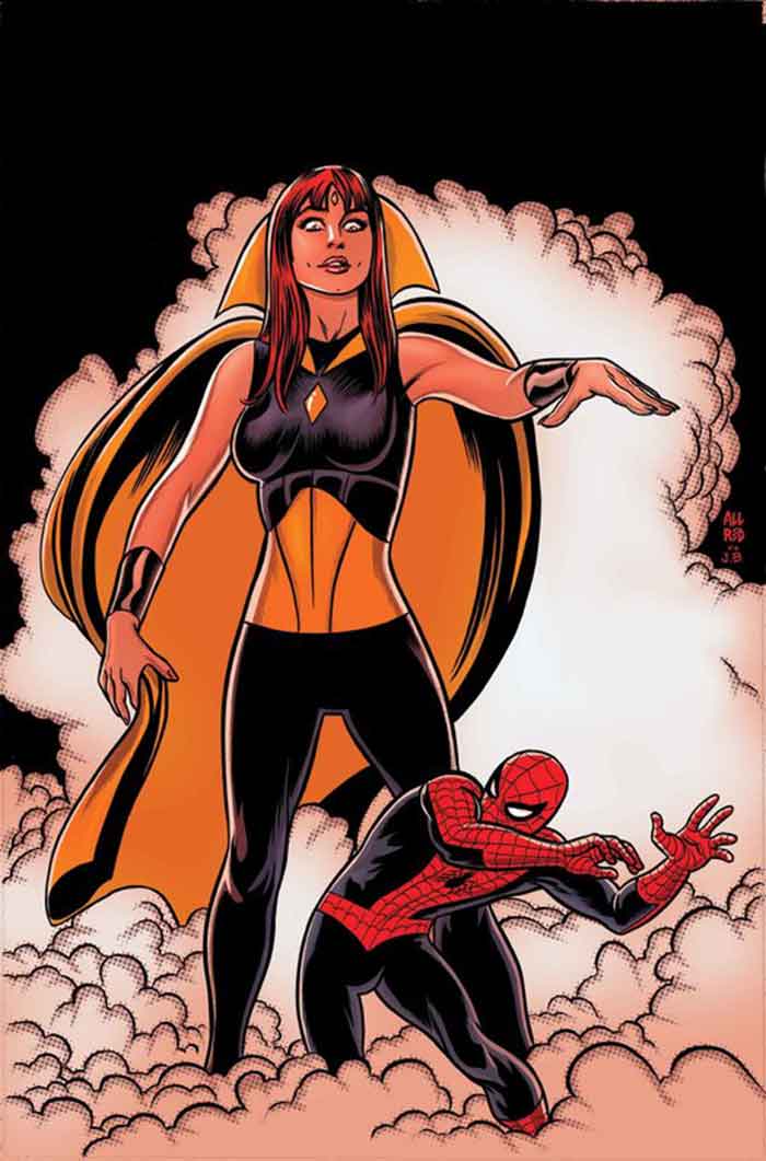 mary jane watson se convierte en todos los superhéroes de marvel