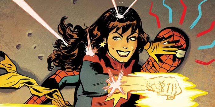 mary jane watson se convierte en todos los superhéroes de marvel