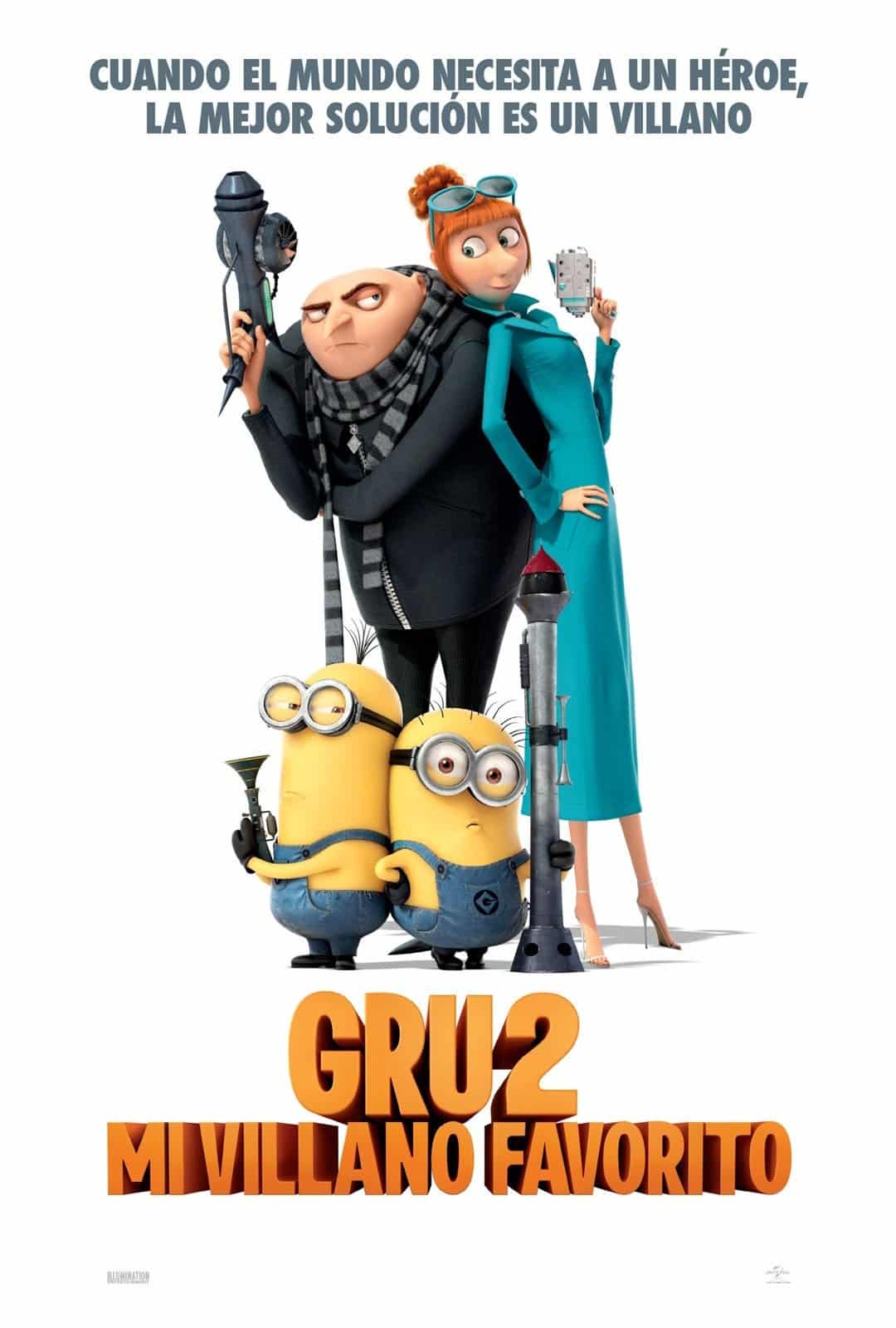poster de 'gru 2. mi villano favorito'