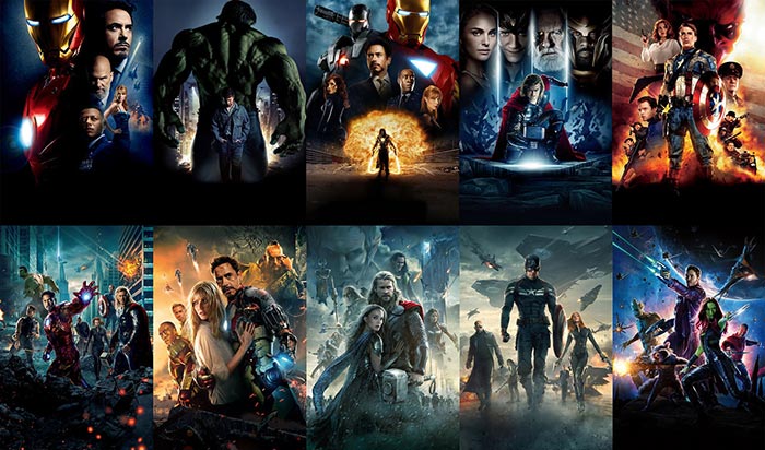 las películas de marvel y las series de netflix son universos diferentes