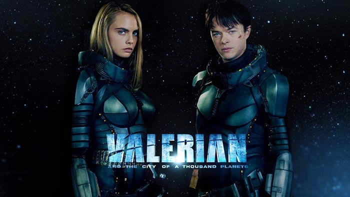 las películas de superhéroes 'valerian y la ciudad de los mil planetas'
