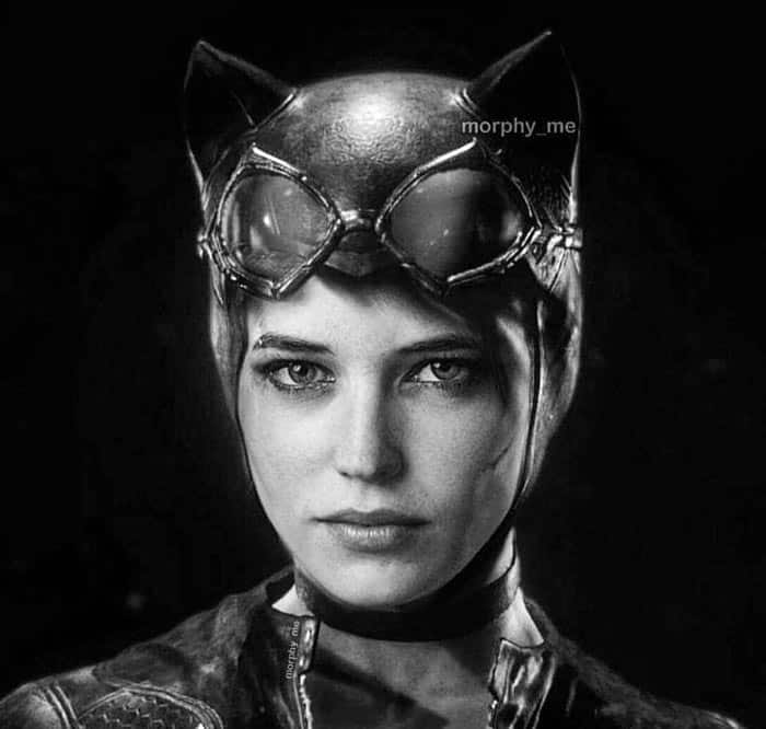 así sería eva green como catwoman en 'gotham city sirens'