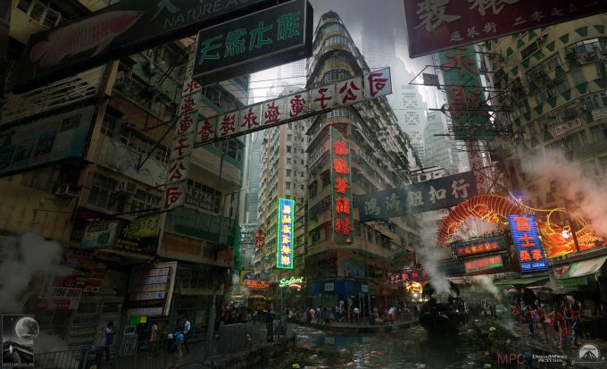 concept art ghost in the shell