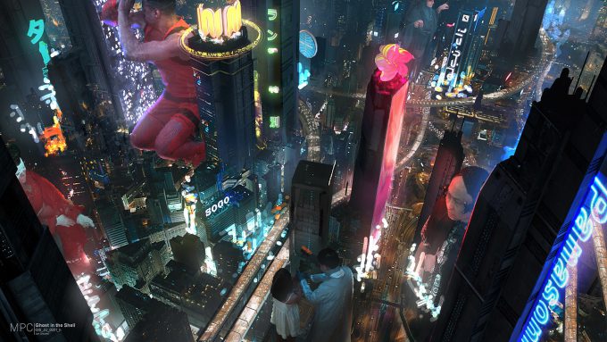ghost in the shell: el alma de la máquina concept art