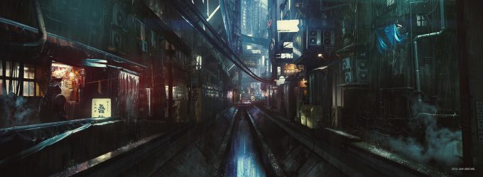 ghost in the shell concept art