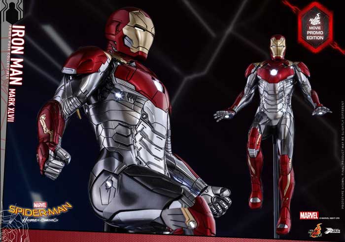 nueva armadura de iron man en 'spider-man: homecoming'